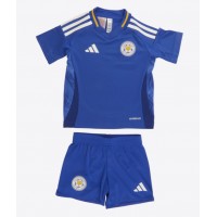 Camisa de time de futebol Leicester City Facundo Buonanotte #40 Replicas 1º Equipamento Infantil 2024-25 Manga Curta (+ Calças curtas)